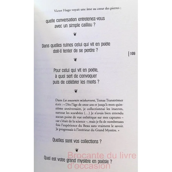 Comment vivre en poète-