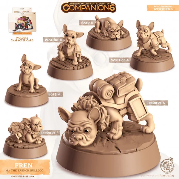 Compagnon chien bouledogue français