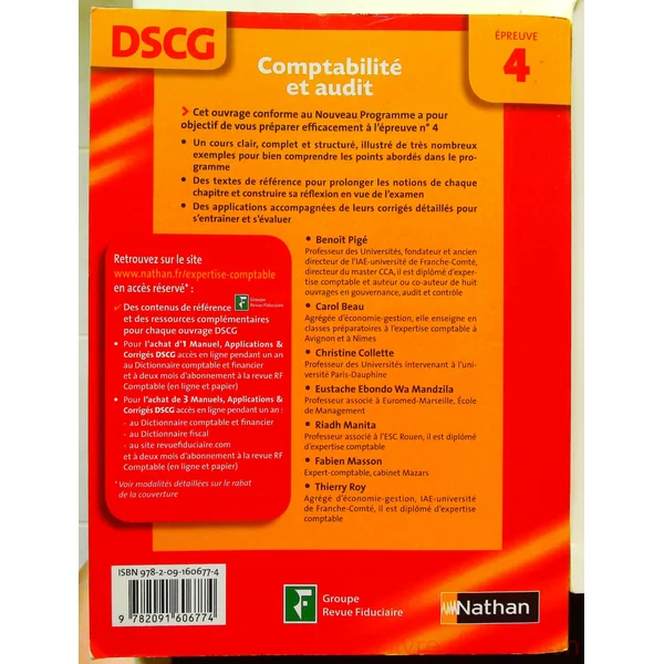 Compta Et Audit Epr 4 Dscg Ele-