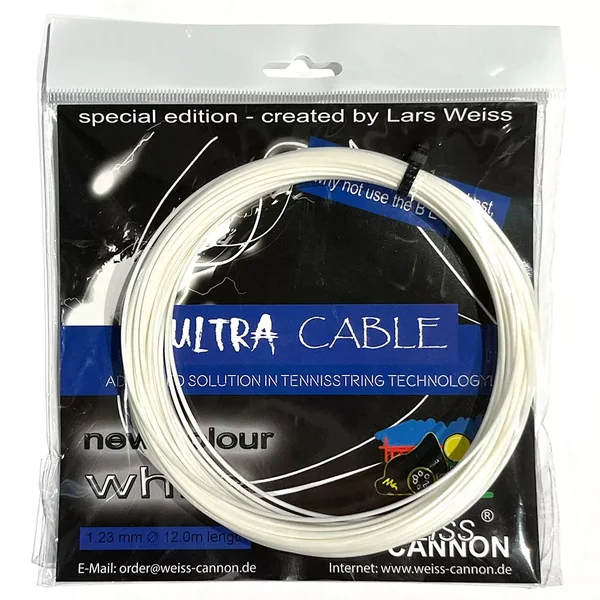 Cordage Weisscannon Ultra Cable Noir 12m