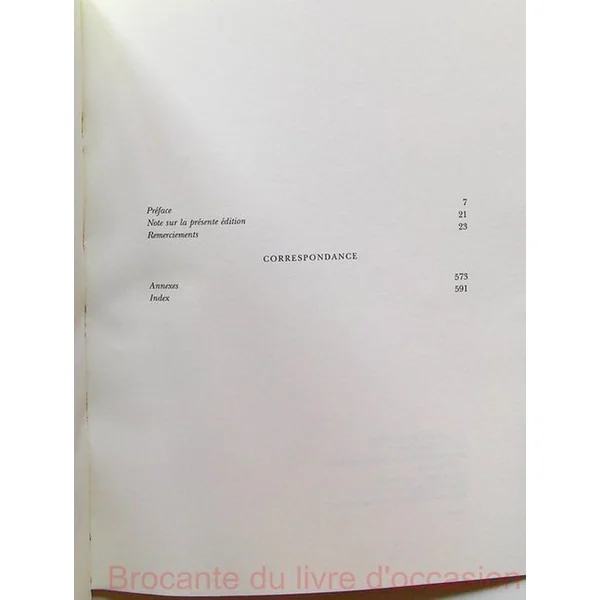 Correspondance (1919-1968)