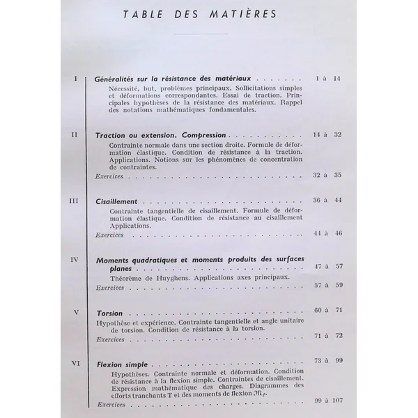 Cours de mécanique Résistance des matériaux Volume 2