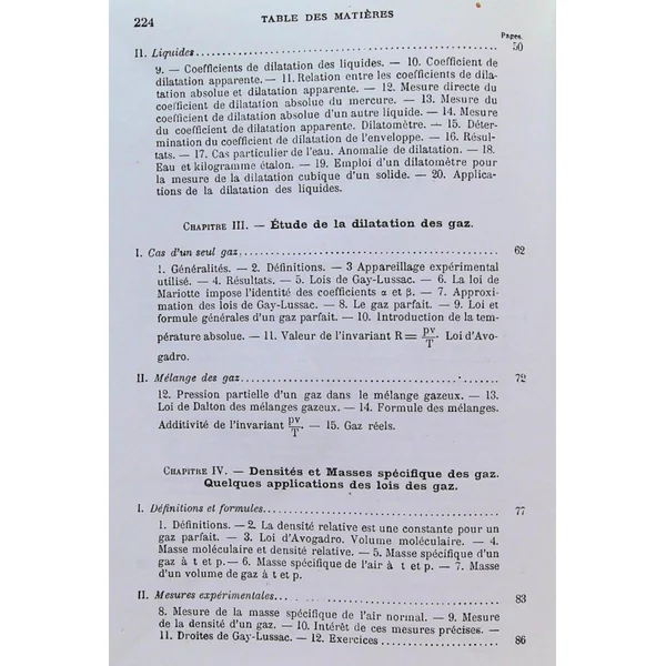 Cours de physique - Chaleur et changements d'Etat