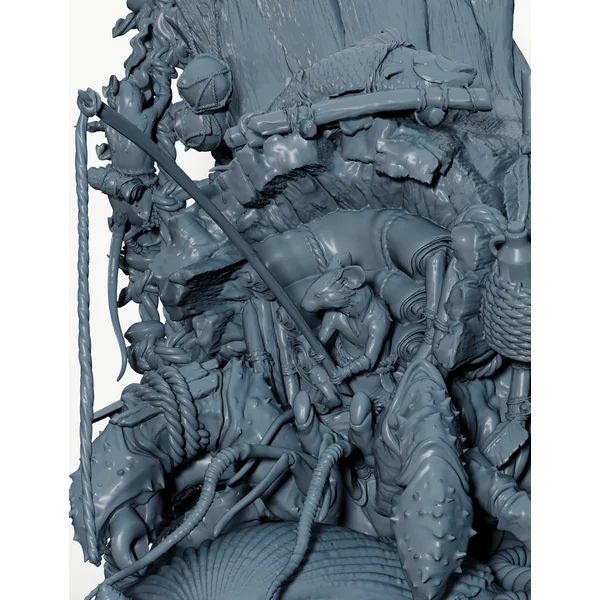 Crabe Ermite Géant et souris