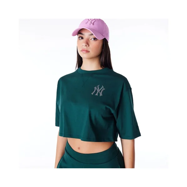 Crop Top New era New York Yankees MLB Diamante