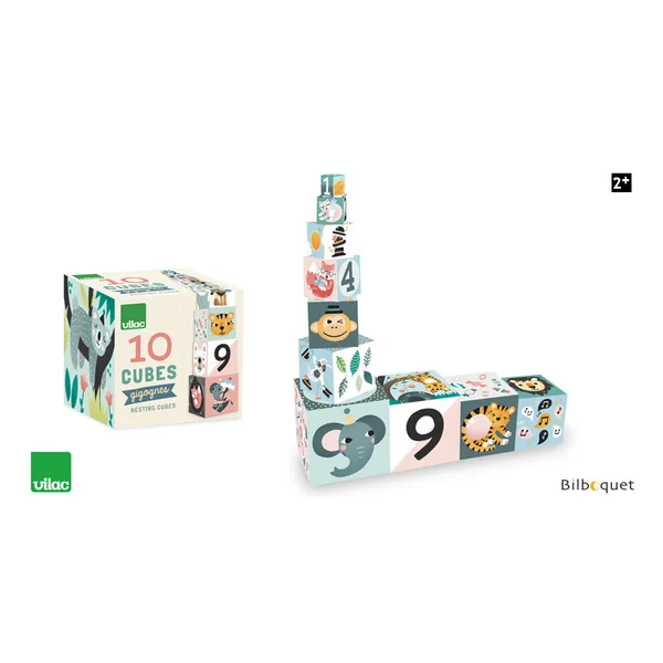 Cubes Gigogne les animaux
