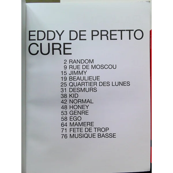 CURE - Partitions piano, guitare et chant-