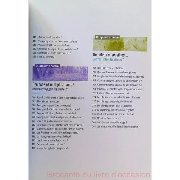 Dans la peau d'une plante
