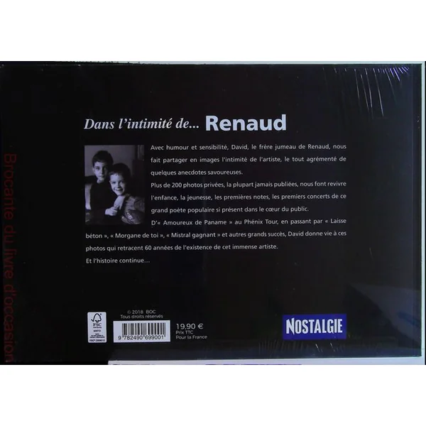 Dans l'intimité de Renaud par David son jumeau