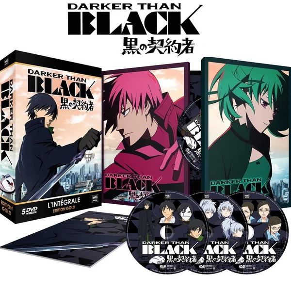 DARKER THAN BLACK Coffret DVD Intégrale Edition Gold