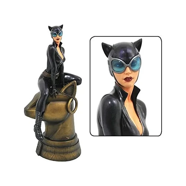 DC GALLERY COMIC CATWOMAN PVC CAT HEAD DIORAMA