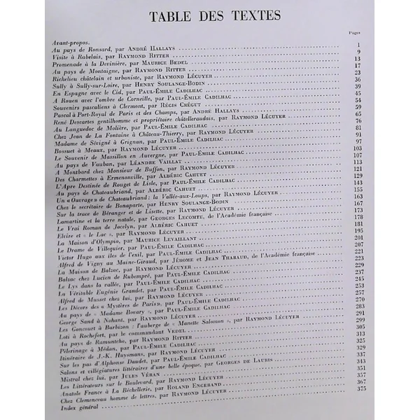 Demeures inspirées et sites romanesques.