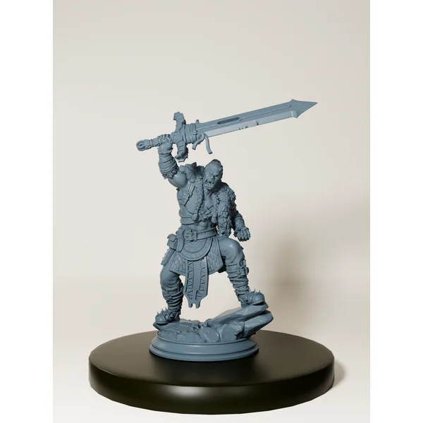 Demi-orc barbare