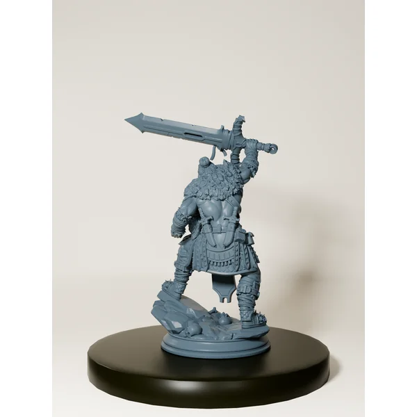 Demi-orc barbare