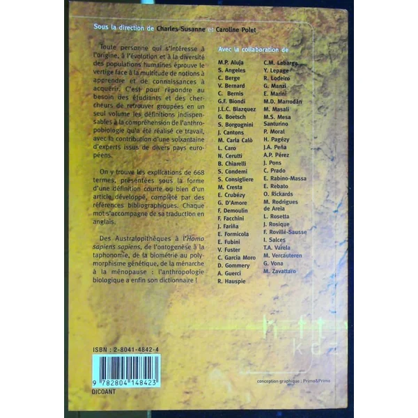 Dictionnaire d'anthropobiologie (2005)