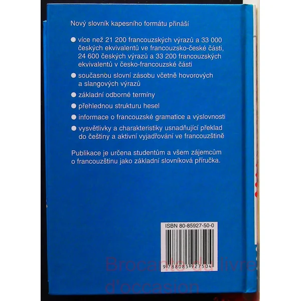 Dictionnaire français-tchèque et tchèque-français