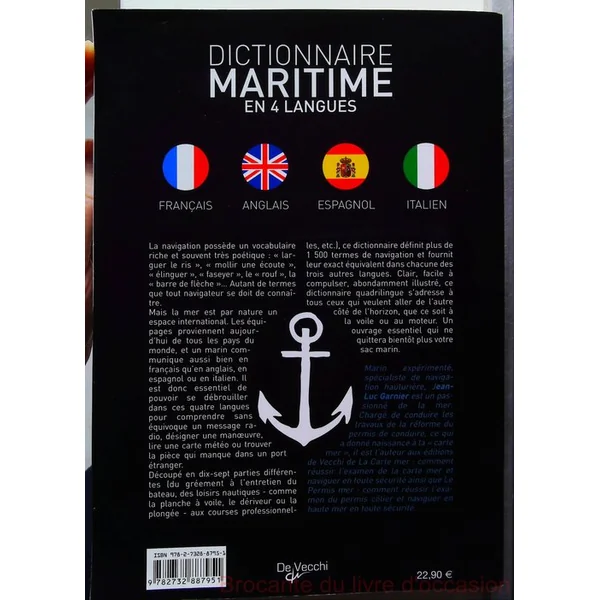 Dictionnaire maritime en 4 langues-