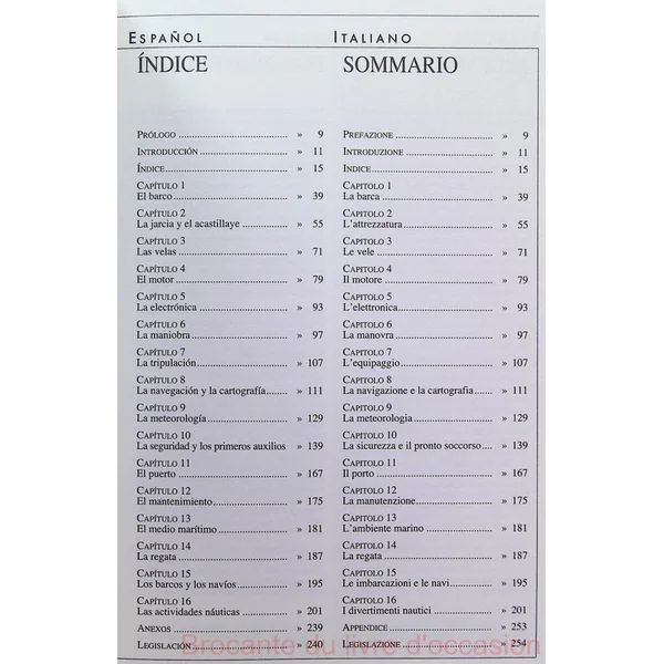 Dictionnaire maritime en 4 langues-