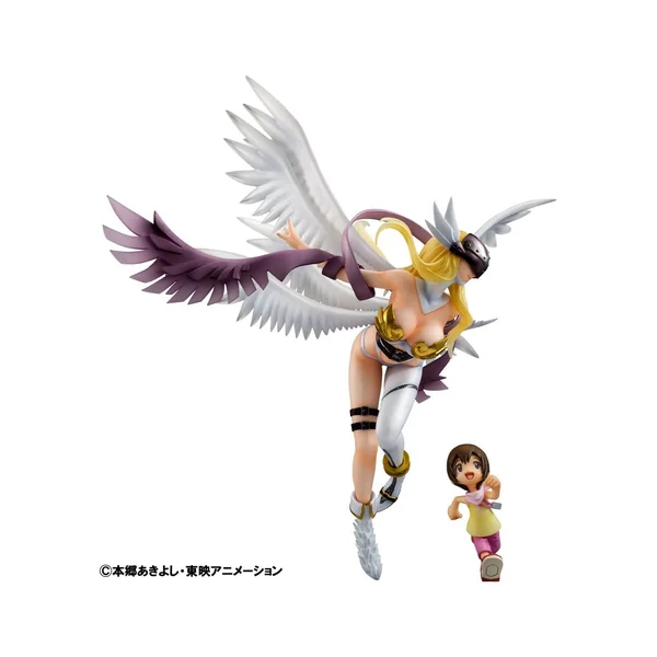 Digimon Adventure Precious G.E.M. Series Figurine Angewomon & Hikari Yagami 22 cm