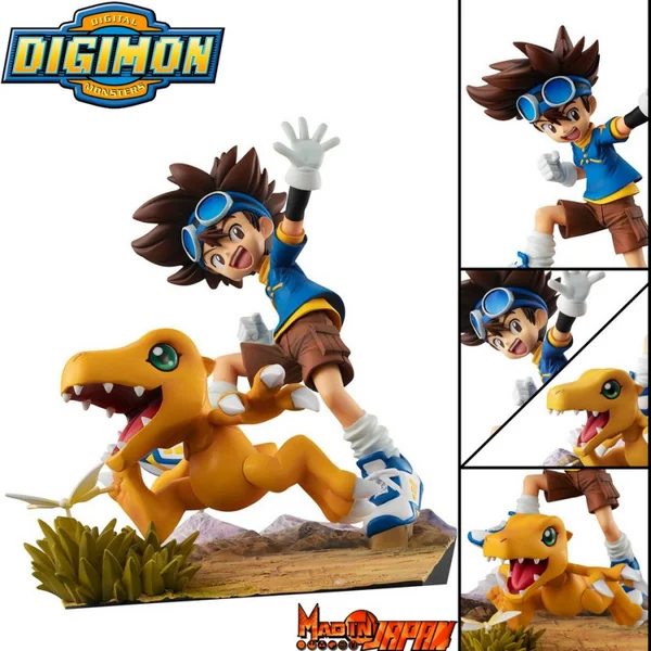 DIGIMON Diorama G.E.M. Taichi Yagami & Agumon Megahouse