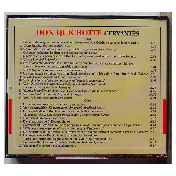 Don quichotte lu par jean-pierre cassel 4 CD
