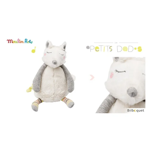 Doudou musical chien Oko - Les Petits Dodos - Moulin Roty