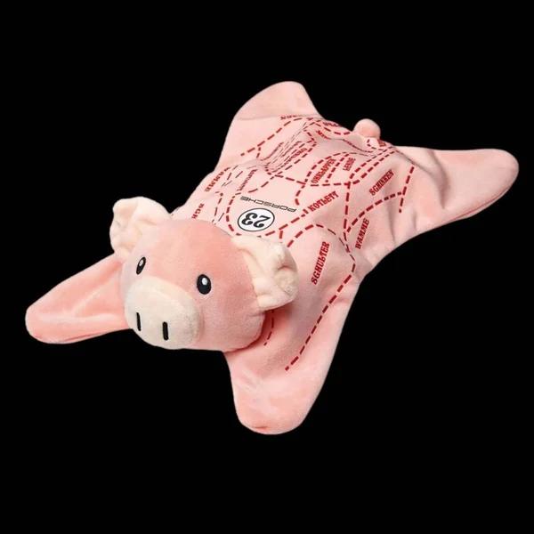 Doudou Porsche Cochon rose en peluche polyester WAP0400020M0ST