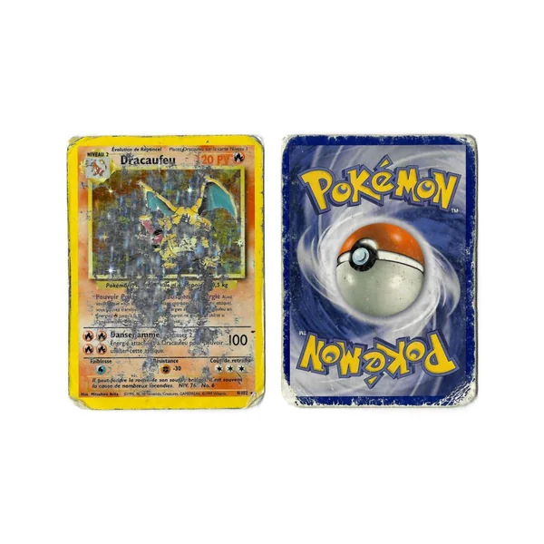 Dracaufeu (2) 4/102 Set de Base Holo Unlimited Français Voir Scan