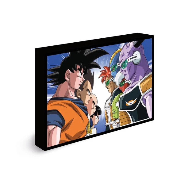 DRAGON BALL Z - Face Off - Canvas Lumineux 40X30 Cm