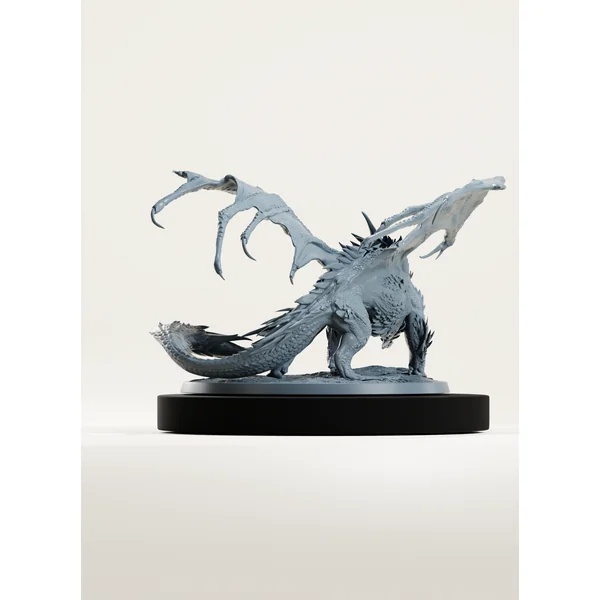 Dragon chromatique blanc