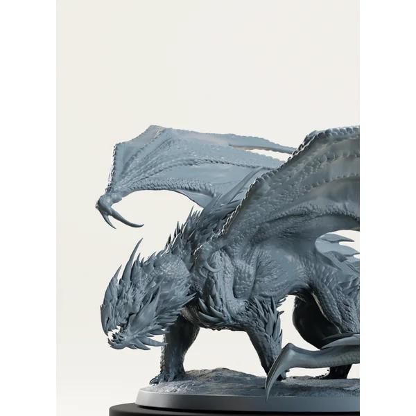Dragon chromatique blanc