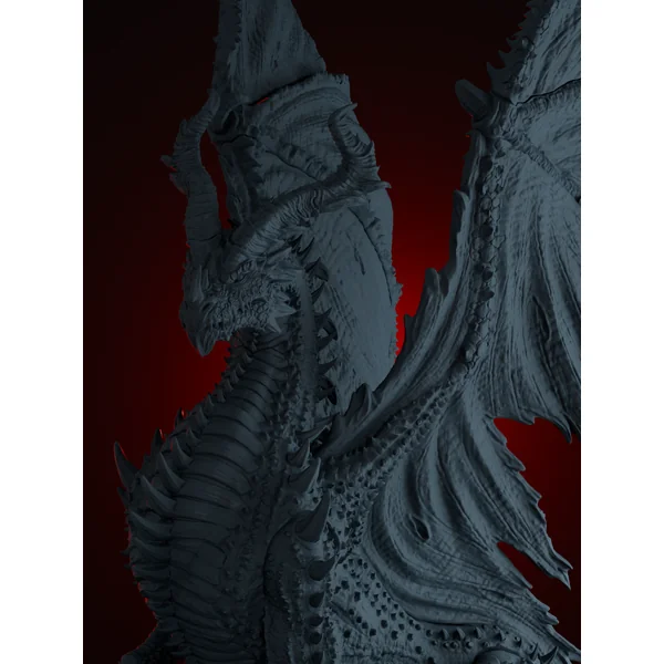 Dragon noir ancien