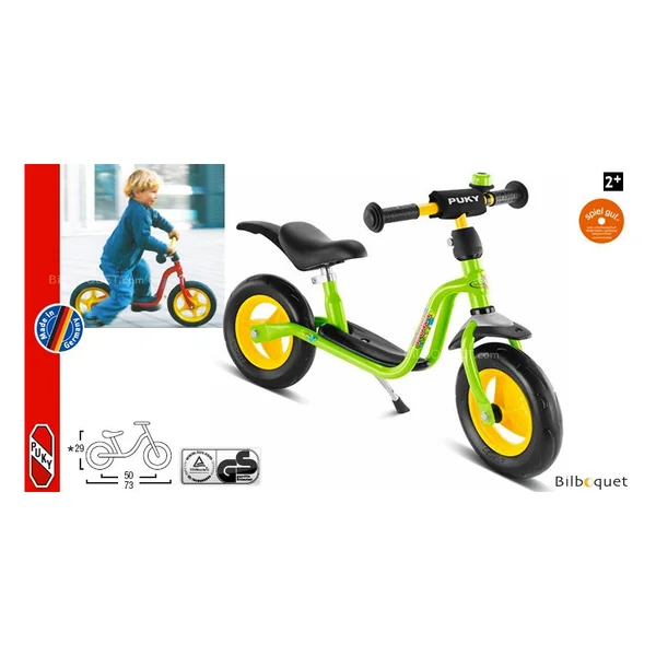 Draisienne LRM Plus Vert Kiwi - Vélo d'apprentissage