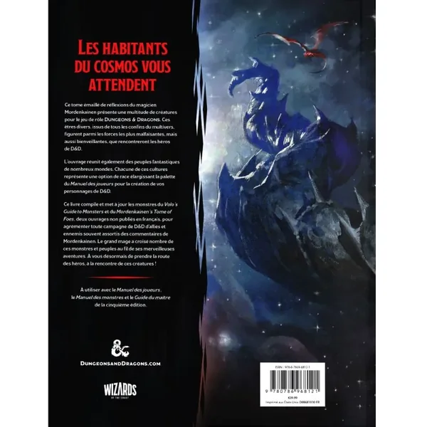 DUNGEONS & DRAGONS - Mordenkainen présente les Monstres du Multivers