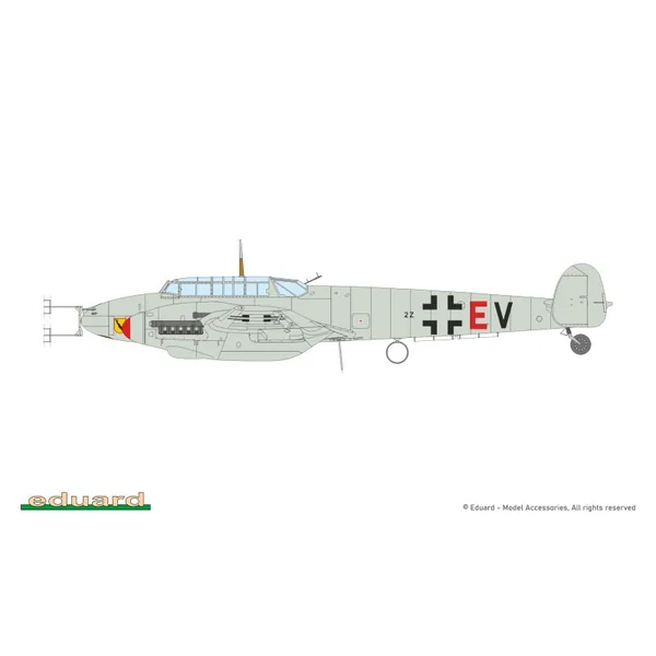 EDUARD 7084 EDUARD-PROFIPACK BF 110F) 1/72