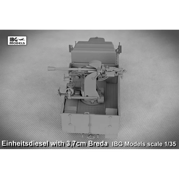 Einheitsdiesel avec 3.7cm Breda