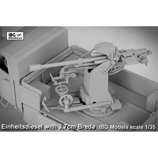 Einheitsdiesel avec 3.7cm Breda