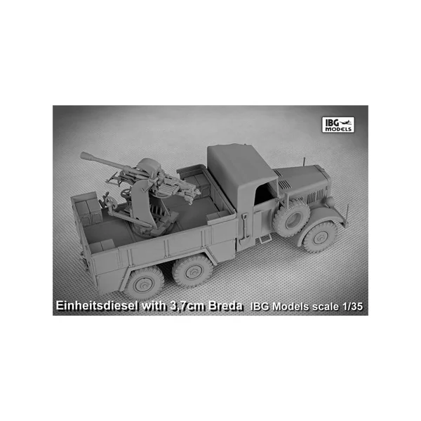 Einheitsdiesel avec 3.7cm Breda