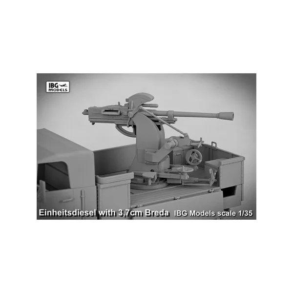Einheitsdiesel avec 3.7cm Breda
