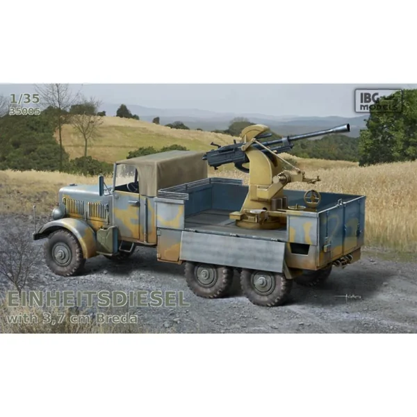Einheitsdiesel avec 3.7cm Breda