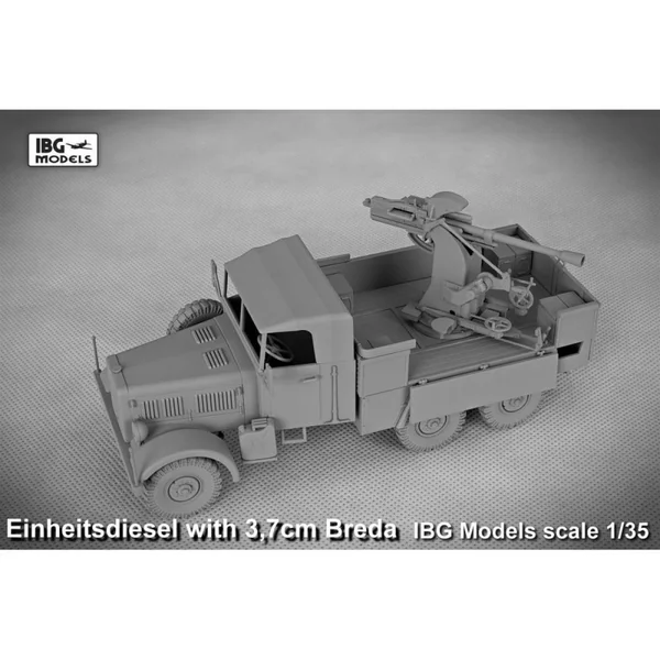Einheitsdiesel avec 3.7cm Breda