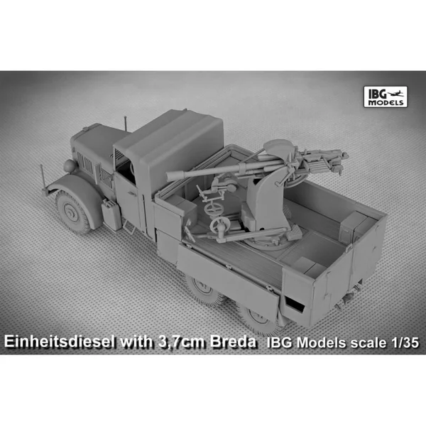 Einheitsdiesel avec 3.7cm Breda