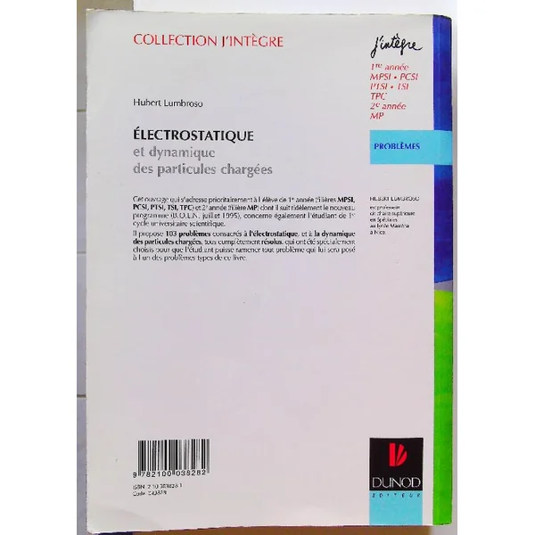 Electrostatique 103 problèmes