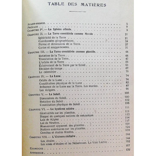 Eléments de cosmographie