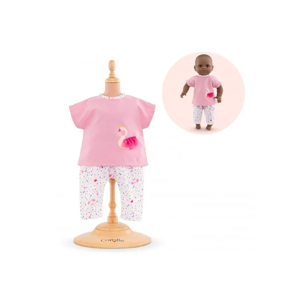 Ensemble Cygnes de Tendresse pour poupon 30 cm