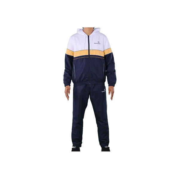 Ensemble De Survetement Sergio Tacchini Binario Bleu Marine et Jaune