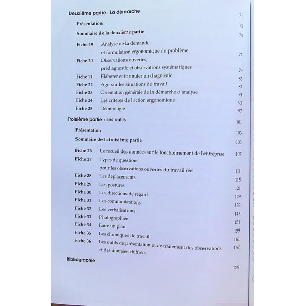 Ergonomie concepts et méthodes