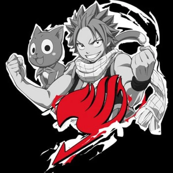 Fairy Tail - T-shirt Natsu Cloud