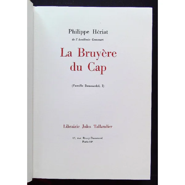 Famille Bousardel 5 tomes