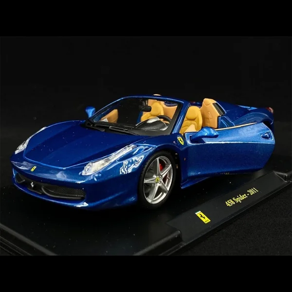 Ferrari 458 Spider 2011 Bleu 1/24 Bburago